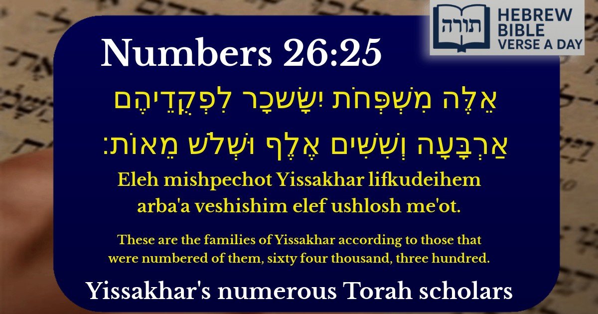 Numbers 26:25 - במדבר 26:25