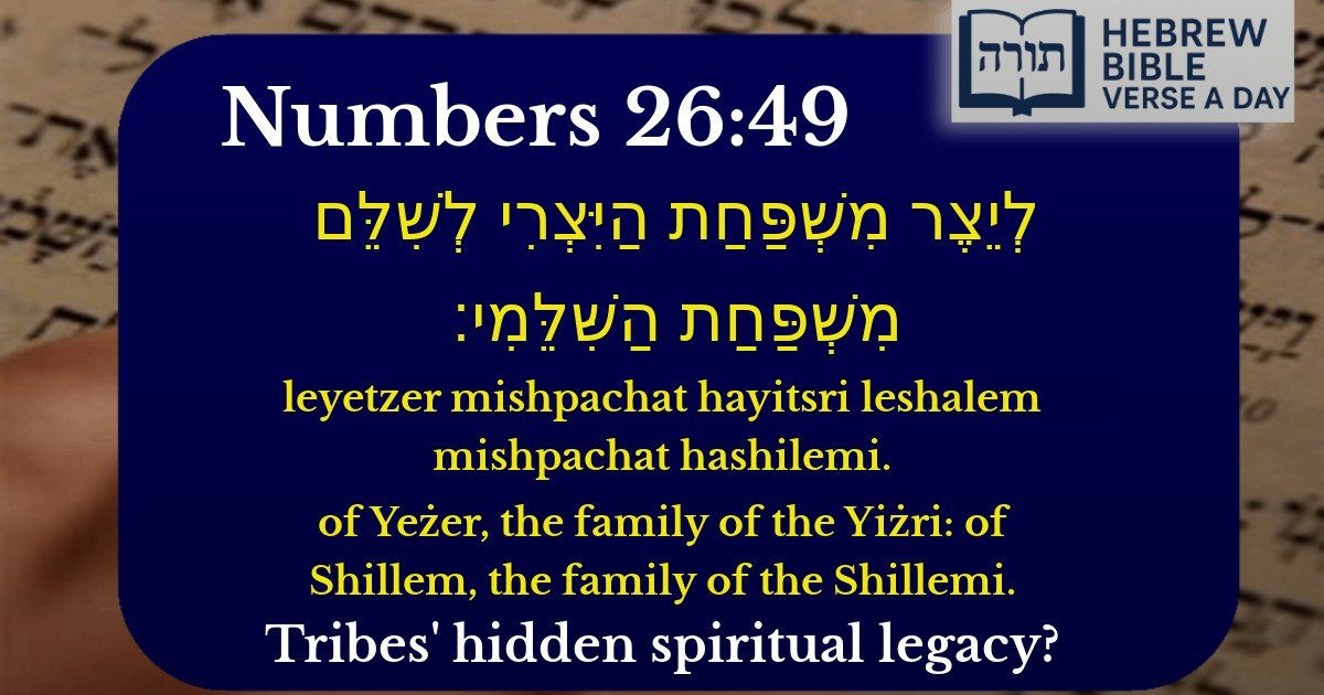 Numbers 26:49 - במדבר 26:49