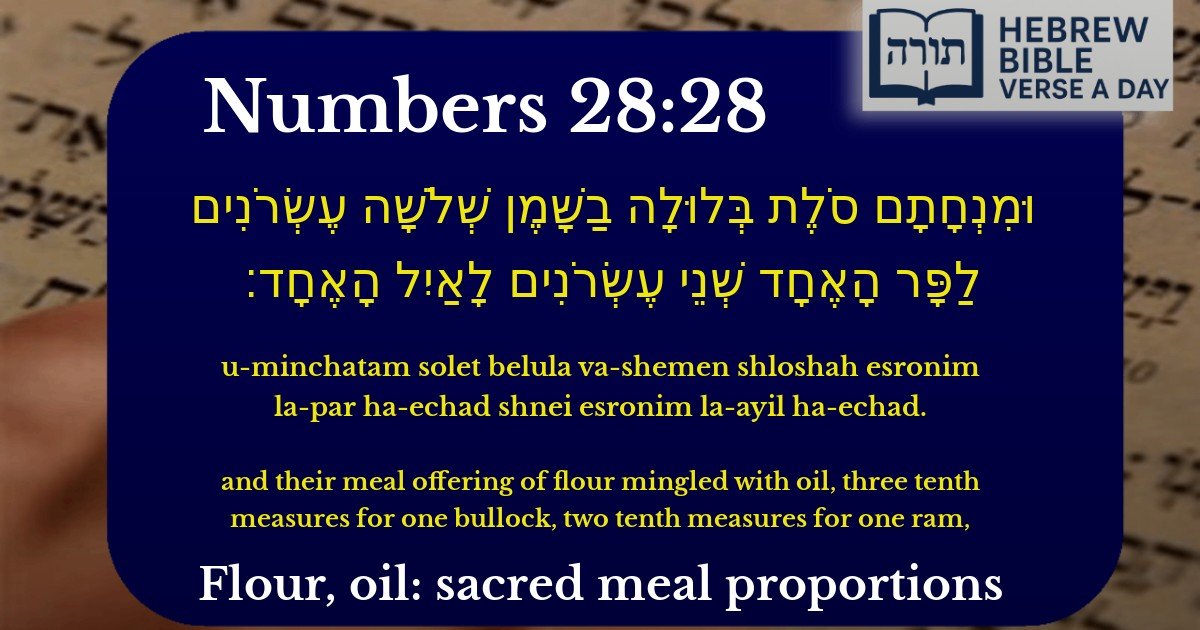 Numbers 28:28 - במדבר 28:28